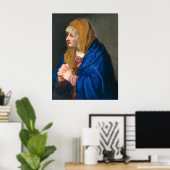 Mater Dolorosa (Maagd Mary) (Moeder van Sorrijen) Poster (Thuiskantoor)