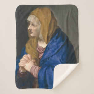 Mater Dolorosa (Maagd Mary) (Moeder van Sorrijen) Sherpa Deken