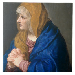 Mater Dolorosa (Maagd Mary) (Moeder van Sorrijen) Tegeltje