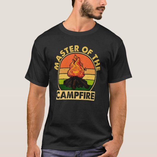Mater Of The Campfire  Camping T-shirt (Voorkant)