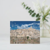 Matera Basilicata Italië Briefkaart (Staand voorkant)