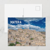 Matera Basilicata Italië Briefkaart (Voorkant / Achterkant)