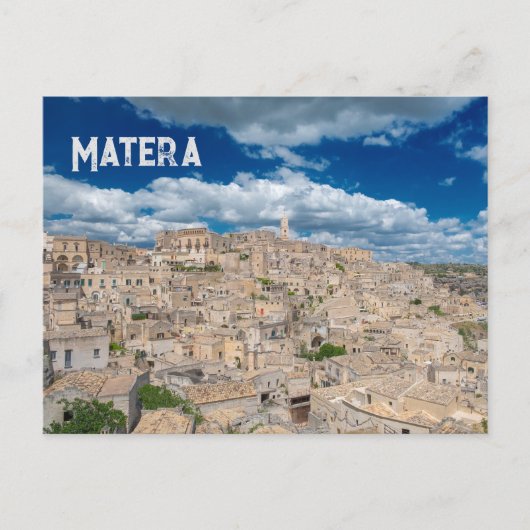 Matera Basilicata Italië Briefkaart (Voorkant)