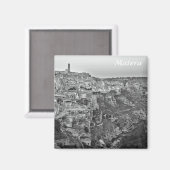 Matera in Basilicata, Italië Magneet (Voorkant / Achterkant)