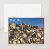 Matera - Italië Briefkaart (Voorkant / Achterkant)