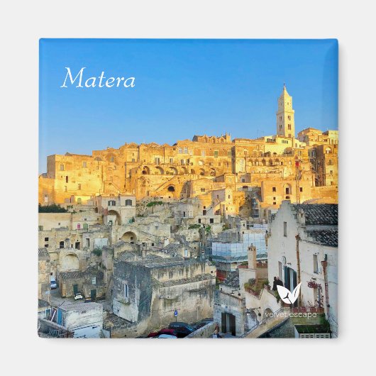 Matera, Italië - koelkast magneet van Velvet Escap (Voorkant)