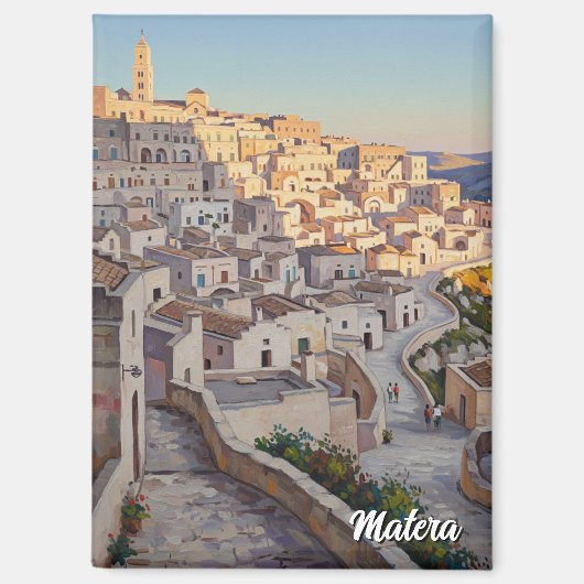 Matera Italië Reizen Magneet (Voorkant)