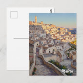 Matera Italy Travel Briefkaart (Voorkant / Achterkant)