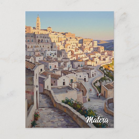 Matera Italy Travel Briefkaart (Voorkant)
