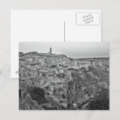 Matera schilderachtig uitzicht briefkaart (Voorkant / Achterkant)