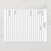 Materia Medica Chervil Herbal Study Kaart (Achterkant)