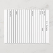 Materia Medica Rode Klaver Plant Herbal Studie Kaa Briefkaart (Achterkant)