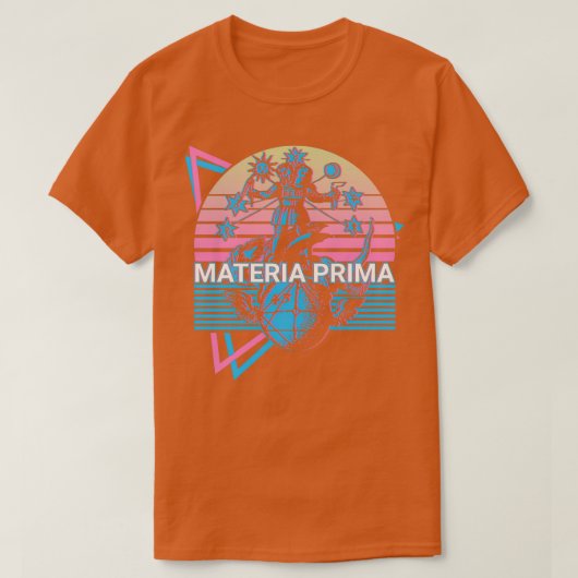 Materia Prima Rebis Alchemy Philosopy Esoteric Ret T-shirt (Design voorkant)