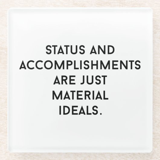 Materiaal Ideal Glass Onderzetter (Voorkant)