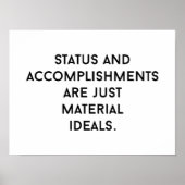 Materiaal Ideal-Poster Poster (Voorkant)