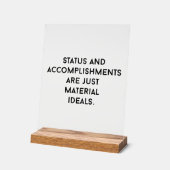 Materiaal Idealen Acryl Teken Acryl Bord (Hoek)