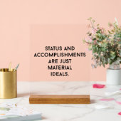 Materiaal Idealen Acryl Teken Bord (Huwelijk)