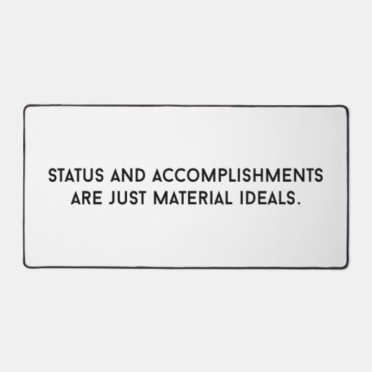 Materiaal Idealen Desk Mat (Voorkant)