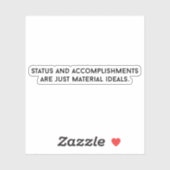 Materiaal Ideals Aangepast gesneden vinylsticker Sticker (Vel)