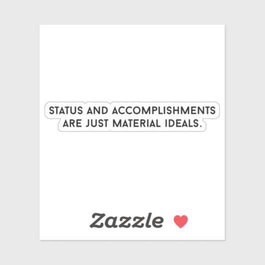 Materiaal Ideals Aangepast gesneden vinylsticker Sticker (Vel)