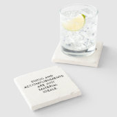 Materiaal Ideals Marble Stone Onderzetter (Zijkant)