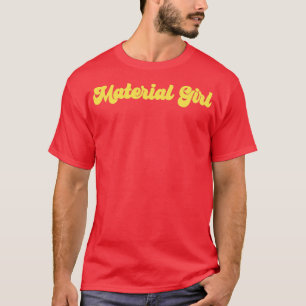 Materiaal Meisje mosterd T-shirt