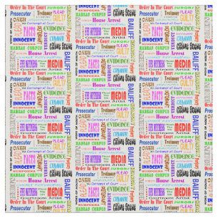 Materiaal van het wettelijk Word Collage Design Fa Stof