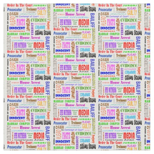 Materiaal van het wettelijk Word Collage Design Fa Stof (Close Up)