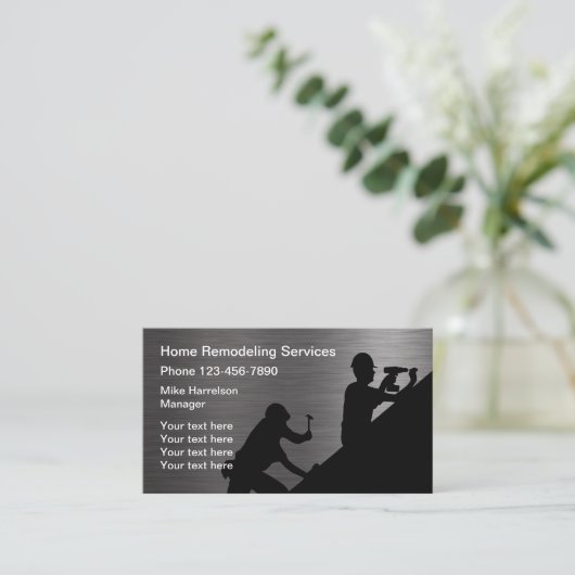 Materiaal voor de dakbedekking en de bouw visitekaartje (Staand voorkant)