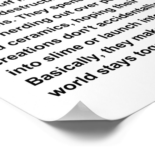 Materiaalingenieur Poster (Hoek)