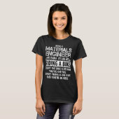 Materiaalingenieur T-shirt (Voorkant volledig)