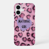 Material girl iPhone 16 phone cases Hoesje (Achterkant)