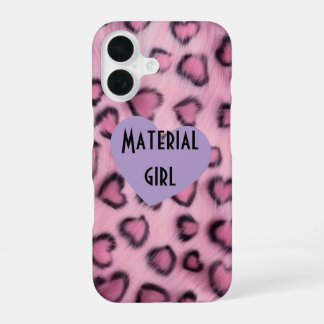 Material girl iPhone 16 phone cases Hoesje
