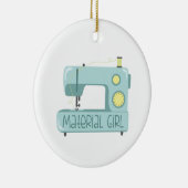 Material Girl Keramisch Ornament (Rechts)