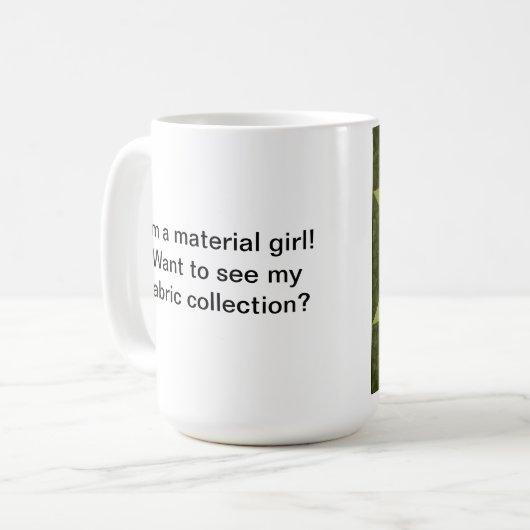 Material Girl Quilter's Mok (Voorkant links)