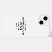 Material Ideals iPhone Case (Achterkant (horizontaal))