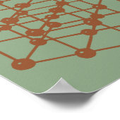 Materialen Wetenschapskunst Pop Poster (Hoek)