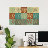 Materialen Wetenschapskunst Pop Poster (Thuiskantoor)