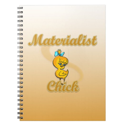 Materialist Chick Notitieboek (Voorkant)