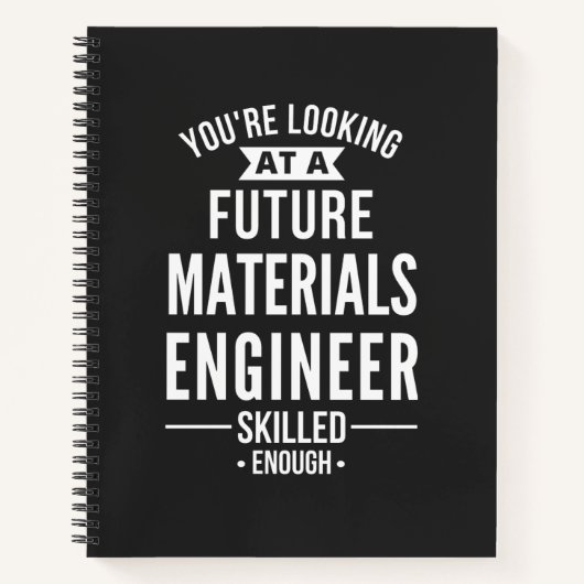 materials engineer gift notitieboek (Voorkant)