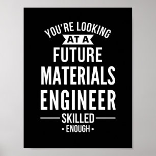 materials engineer gift poster