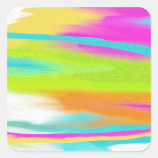 Materic Vierkante Sticker (Voorkant)