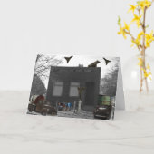 "Materiele Wereld" Verjaardagskaart Kaart (Gele Bloem)