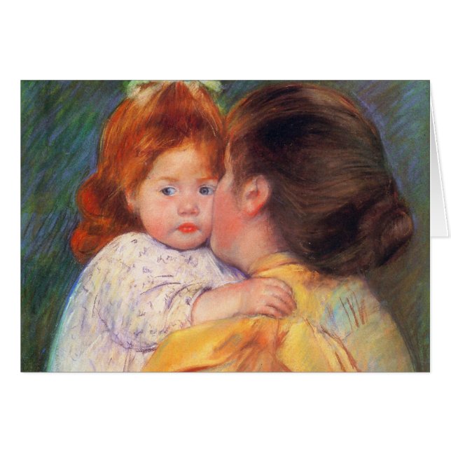 Maternal Kiss, Mary Cassatt (Voorkant Horizontaal)