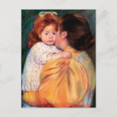 Maternal Kiss | Mary Cassatt Briefkaart (Voorkant)