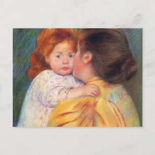 Maternal Kiss, Mary Cassatt Briefkaart