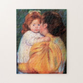 Maternal Kiss | Mary Cassatt Jigzaag Puzzle Legpuzzel (Verticaal)
