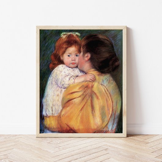 Maternal Kiss | Mary Cassatt Poster