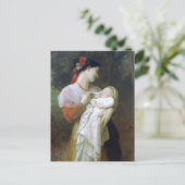 Maternale bewondering door William Adolphe Bouguer Briefkaart (Staand voorkant)
