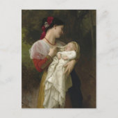 Maternale bewondering door William Bouguereau Briefkaart (Voorkant)